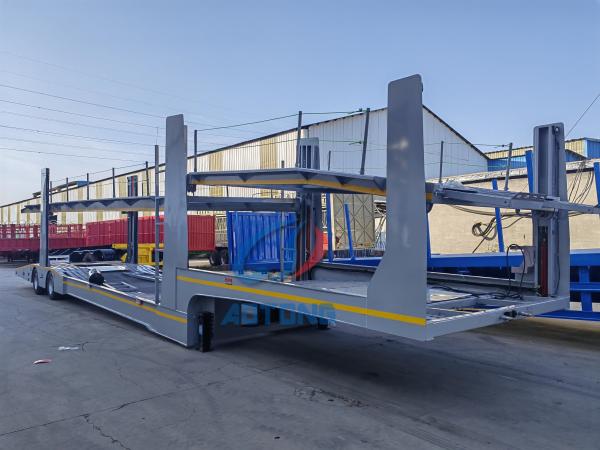 Dimension personnalisée véhicule de transport semi-remorque avec 28T deux vitesses Landing jambe