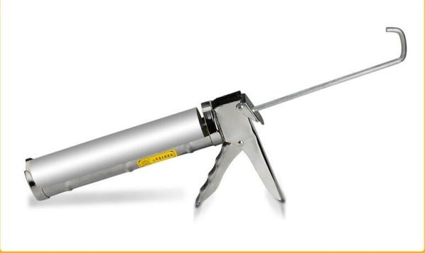 KM Manual construction sealant tool steel tube adhesive silicone gun rotary caulking gun