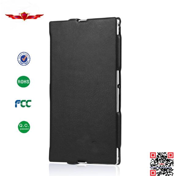 Ultra Thin Import Italy Flip Leather Cover Case For Sony Xperia Z Ultra XL39H Multi Color