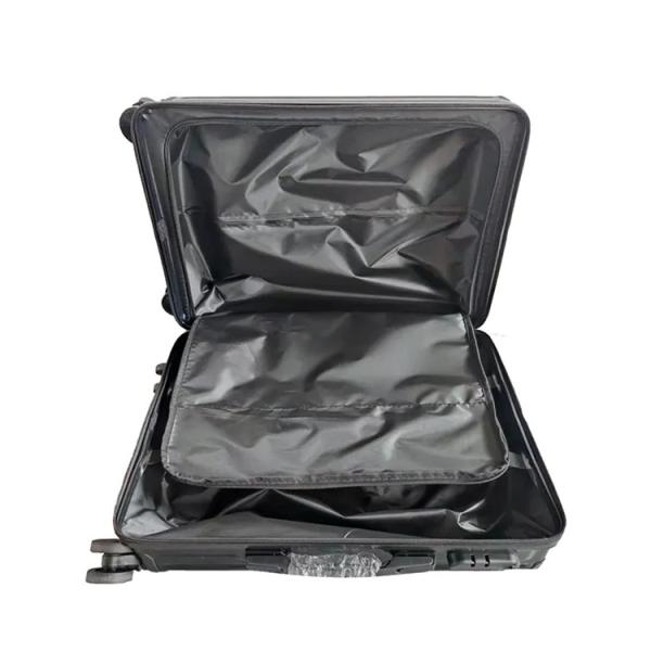 Fashionable Multi-Functional Lightweight PC Carry-On Luggage with Cup Holder and Hanger TSA Lock Aluminum Alloy Trolley