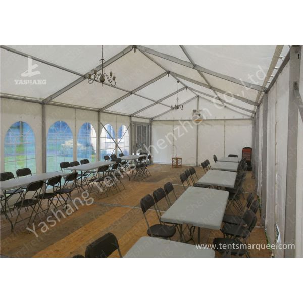 White Soft Water proof PVC Fabric large outdoor canopy tent , 100% utilization