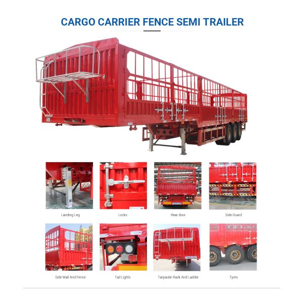 60-тонный трейлер с стальной конструкцией и 2 или 3,5 дюймовым кралем