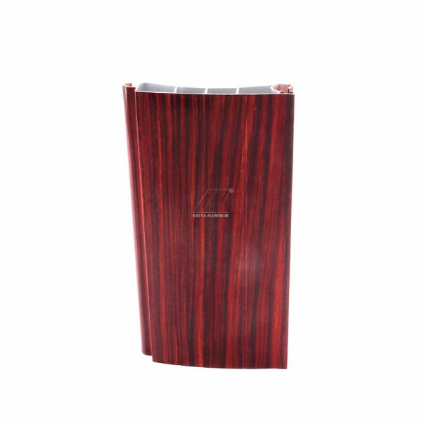 Made In China Hot Sale 6063-T5 Wood Grain Aluminum Roller Shutter Slat Profile