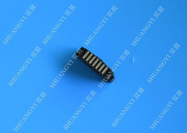 SMT 7 Pin ESATA Port Connector , Crimp Type Laptop External SATA Female Connector