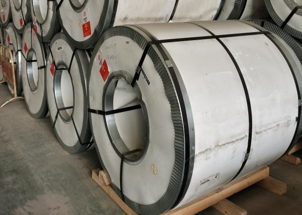 AISI ASTM Cold Rolled Sheet Metal Stainless Steel Coils 500mm Brushed Surface
