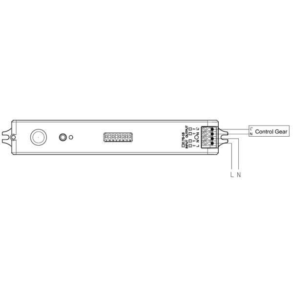 MC076S Microwave Motion Sensor On Off Control For LED Linear Batten Light