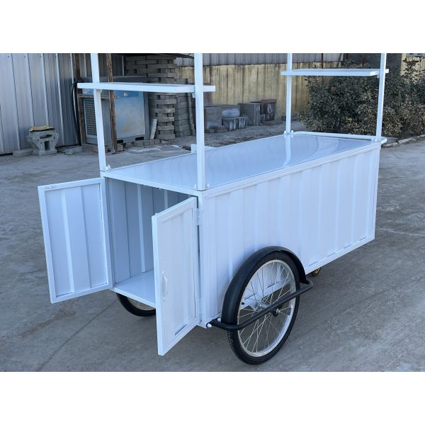 Customize color size Ice Cream Push Carts fast food trolley for promotion selling hamburger