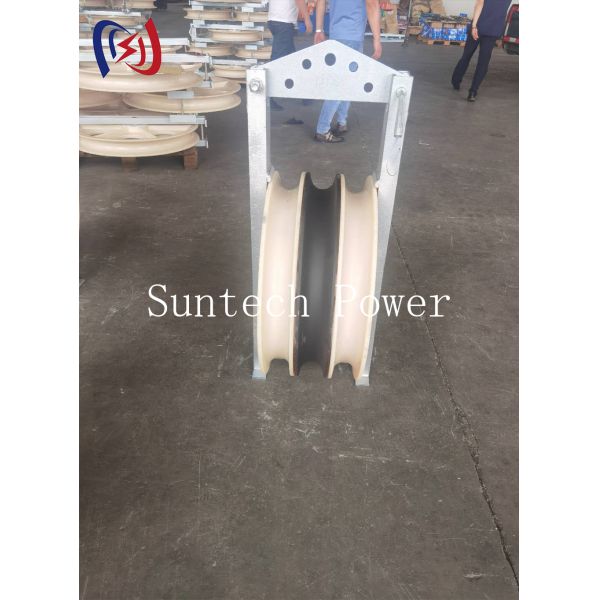 660 Series Heavy Duty Conductor Stringing Block with Customizable Sheave Dimensions and One-Year Lifetime