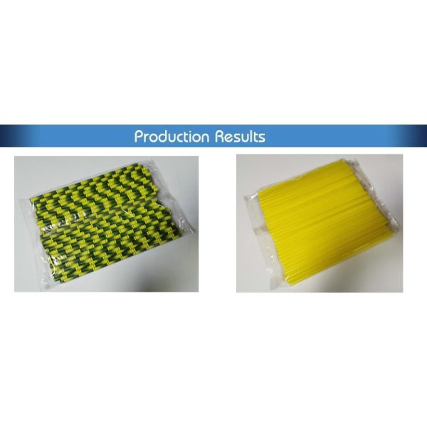 Fully Automatic High Speed Paper Straw Bulk Packing Straw Bopp Film Packing Machine