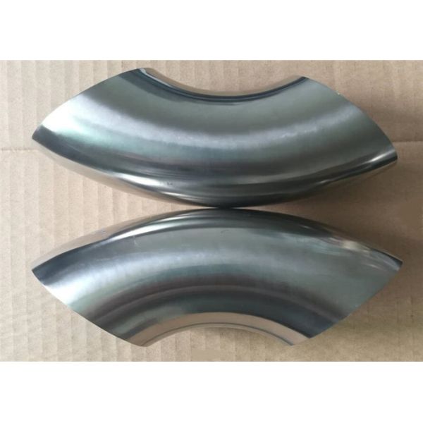 45° 90° 180° Elbow Plain Both Ends Titanium For Tube Fitting Connection