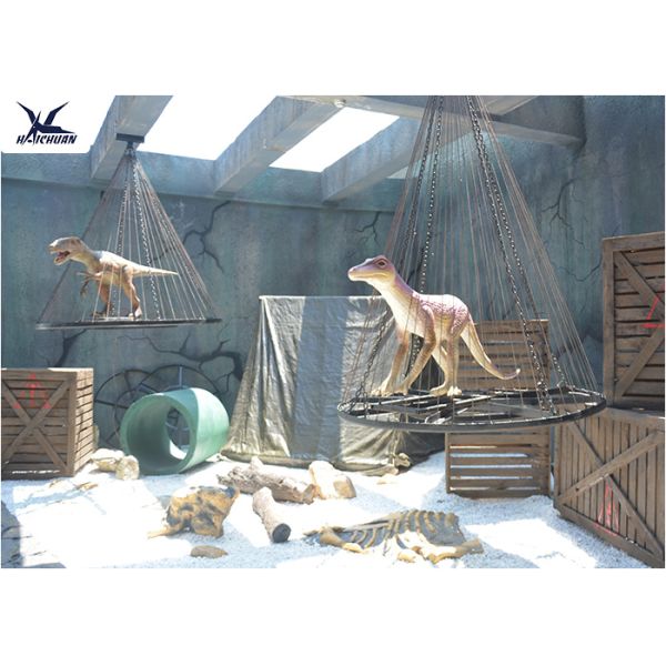 Indoor Museum Life Size Dinosaur Replicas , Sunproof Dinosaur Skeleton Replica