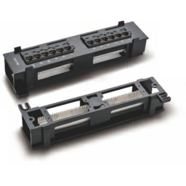 12 Ports Cat5e/Cat6 Compatible Patch Panel 1U Rackmount Data Center Accessory