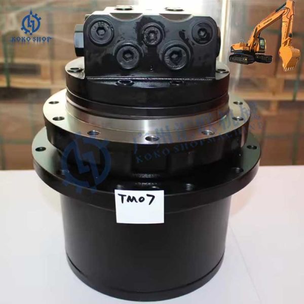 R60 DH55 DH60 EC55 EC60 XCM60 Excavator Travel Gearbox with Motors TM07 TM40 GM40 Final Drive for Excavator Parts