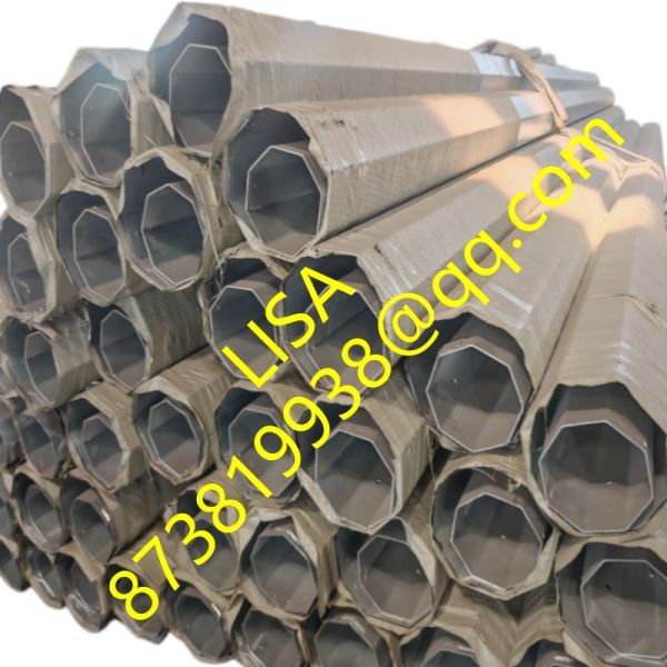 45FT Q355B Hot-dip Galvanized Steel Pole for Distribution Lines with 750KG Break Load