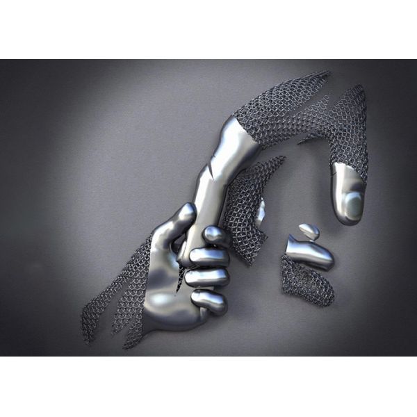 Финиш Матт скульптур искусства нержавеющей стали человека стены 3д домашнего оформления фигуративный