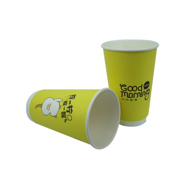 500ml Large Volume Paper Cups For Hot Beverages With Certificates SGS FDA