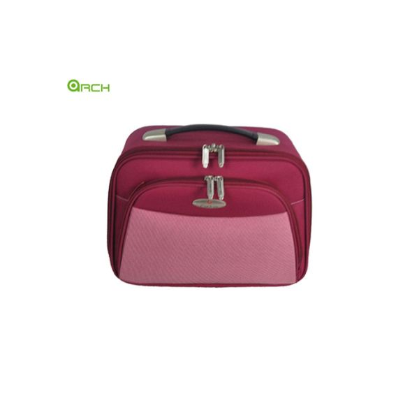 Cosmetic Minimalistic Vanity Case Duffle Travel Luggage Bag with Interial elastic pockets