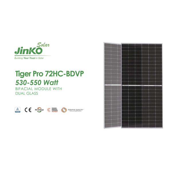 панель солнечных батарей панели солнечных батарей 540W 545W 550W 530W 535W Jinko постригла модули Pv Bifacial