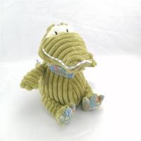 ODM OEM Fábrica OAINI Marca Plush Veludo Listrado Verde Cocodrilo Brinquedo Animal