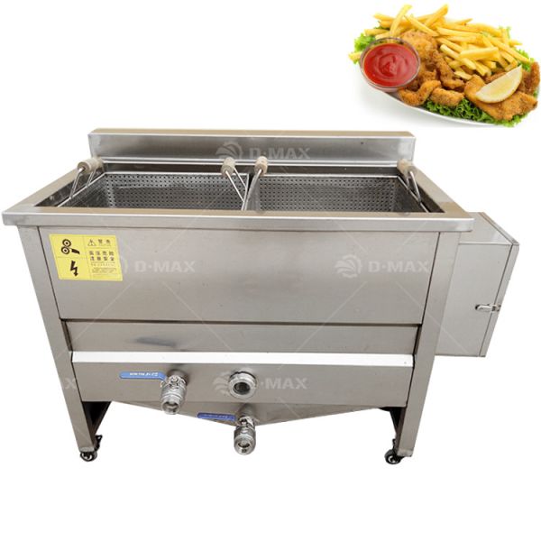 Power Source Frying Machine for Plantain Chips Apple Banana Seafood Chicken Fryer