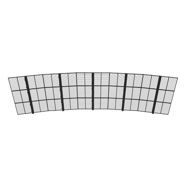 Indoor P3.9 High Transparency Ultra Thin Transparent LED Screen Music Video Wall