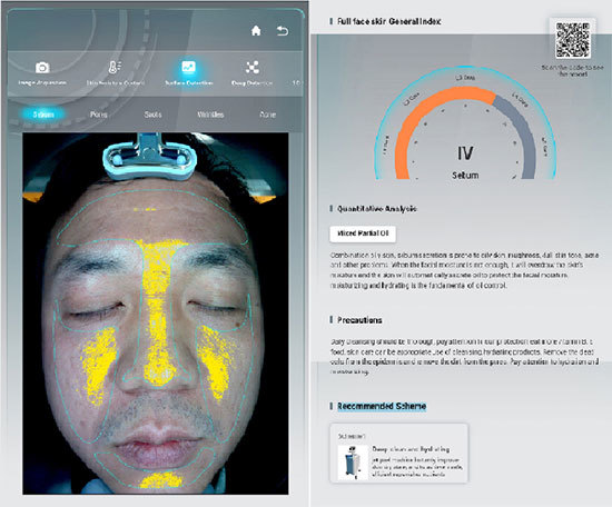 All In One AI Skin Scalp Analysis System Facial Imaging Diagnosis Plus Model