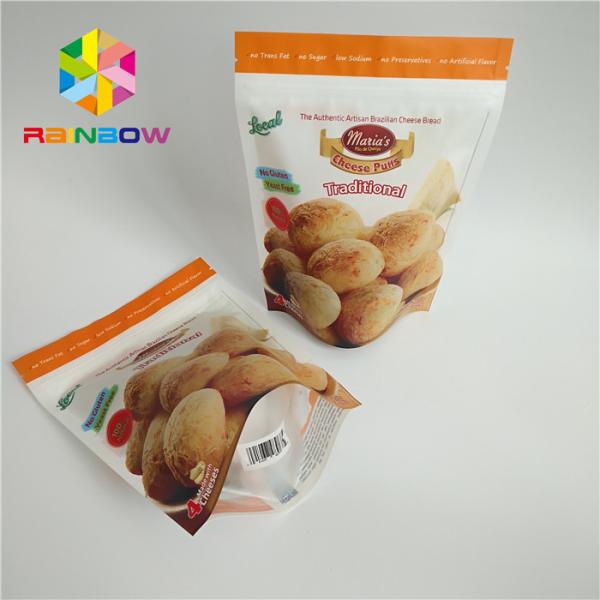 Sacs d'emballage de collations en feuille de papier finition de surface mate pour biscuit