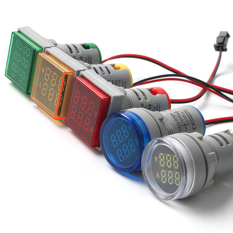 YZ Mini LED Digital Display Indicator Light Small Panel Meters for Voltage and