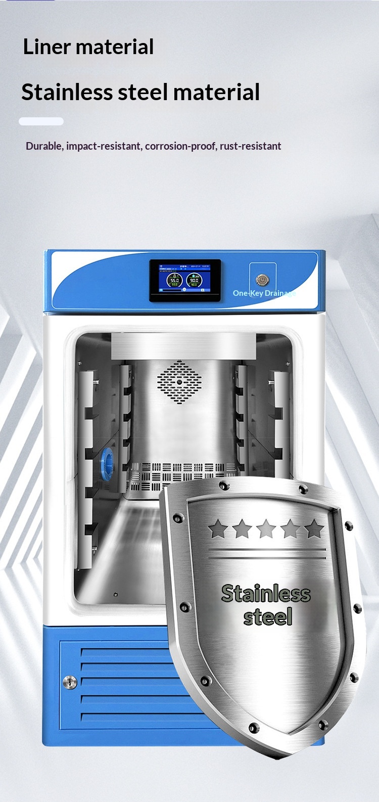 Biochemical Incubator SPX Model with Temperature and Humidity Control No Fluctuation for Mold and Microbial BOD