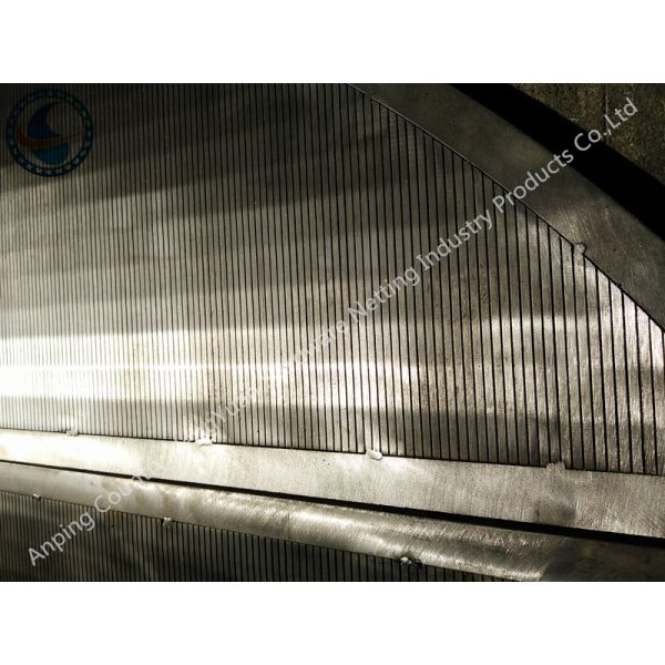 Precision Welding Wedge Wire Screen Panels False Bottom Anti - Corrosion