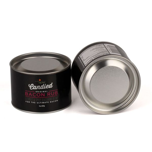 Salt Paper Canister Packaging Biodegradable Cans 16mm - 150mm Diamater