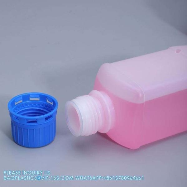 100ml Reagent Plastic Bottle White Empty HDPE Bottles With Inner Cover For Chemical Liquid Powder Storage