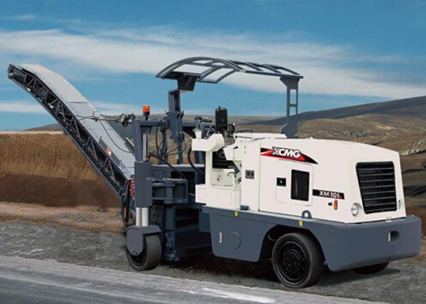 Wheeled Cold Milling Machine , Hydraulic Mechanical Drive System Pavement Milling Machine