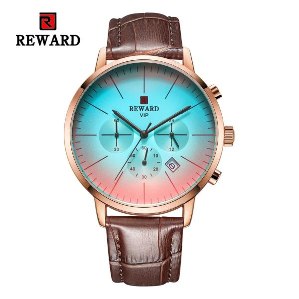Chinese wholeasale 45mm big dial black leather strap mens metal watches