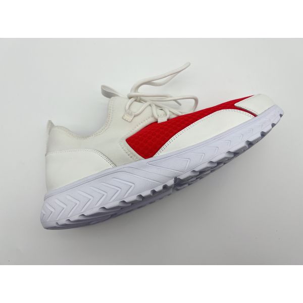 Red Blue Womens Leisure Shoes Soft Nappa Pu With One Unit Rubber Outsole