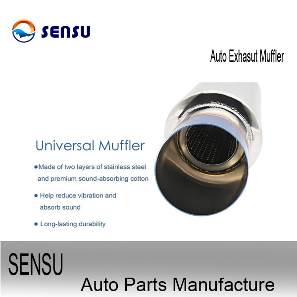 3inch Stainless Steel Exhaust Mufflers Modified System Direct Fit Mufflers