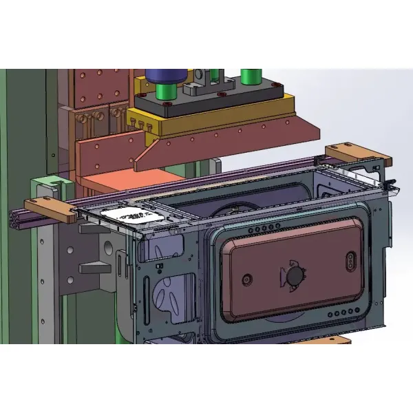 Máquina de soldadura automática de punto con estante de horno de acero inoxidable