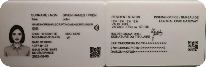 High-Security ID Card Laser Marking System Economic Desktop PC Card Laser Engraving Personalization Machine for National ID Card and Bank Card