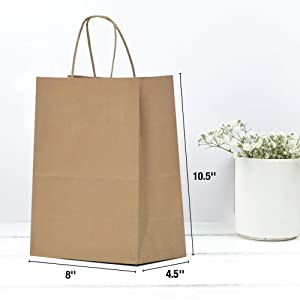 Paper Carrier Bag, Gift Packaging Carrie Shopping Paper Bag, Birthday Wedding Christmas, Festive Celebrations