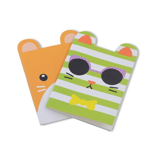 Cartoon Mini Note Book Elástico Kawaii Papel de Papel para Crianças e Meninas