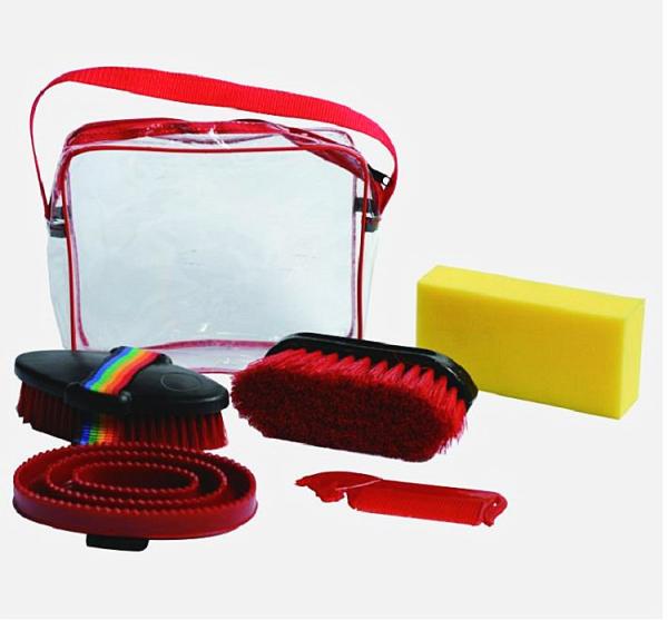 Personalized Horse Grooming Set 20*8*18 cm High Durability For Horse Body Bathing