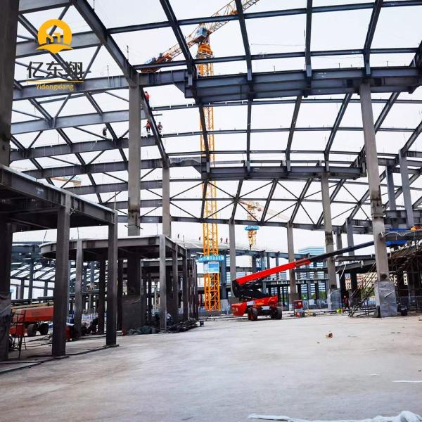 Custom Steel Truss Roof Warehouse Q235B Q355B Prefabricated Structure