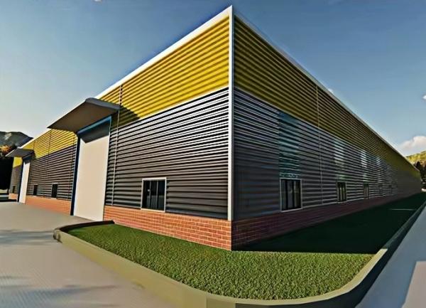 Construcción industrial de estructuras modulares de acero Fabricas de oficinas Salones de oficinas Talleres Almacenes