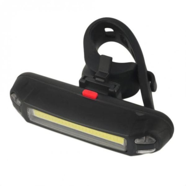 USB Rechargeable Bicycle Tail Comet LED Lamp for ABS PC Mounting Placement Seatpost