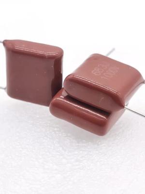 Flameproof Red MPP Film Capacitor , Antirust Metallized Polypropylene Capacitor