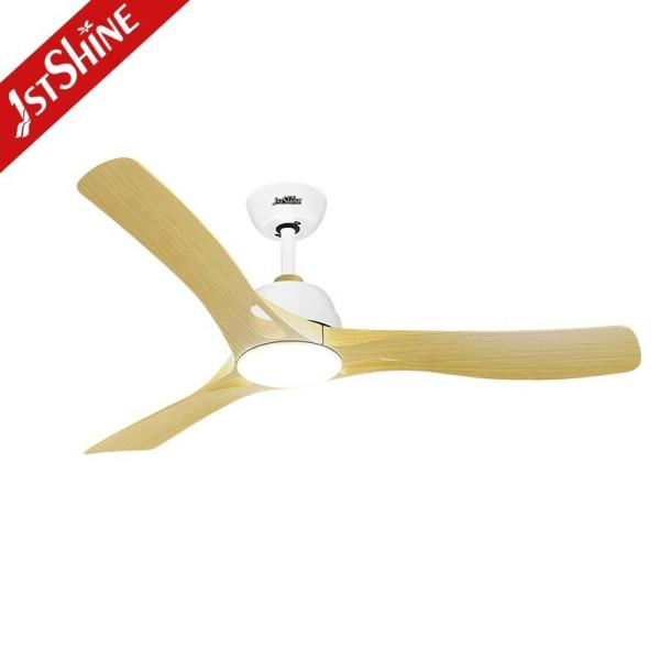 1stshine Reversível Motor LED ventilador de teto com ABS Metal material corpo da lâmpada e 3 lâminas