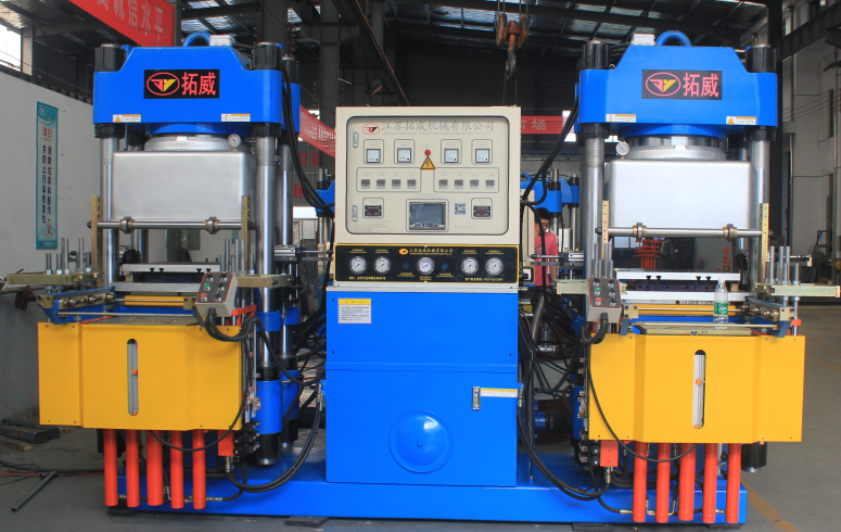 PLC Control Rubber Injection Moulding Machine Vacuum Vulcanization Production O Ring