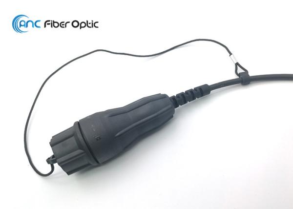 Duplex LC Fullaxs Fiber Optic Cable Connectors Ruggedised Sealing System For 4.8mm Cable