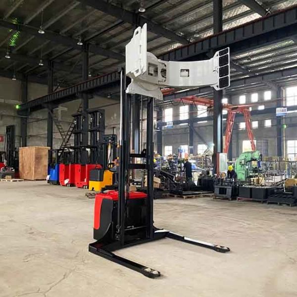 1.6m Mast Walkie Straddle Stacker 1T-1.5T Walk Behind Pallet Stacker
