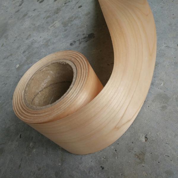 Profile Wrapping Cherry Veneer Rolls for Furniture Cabinetry Moulding Door and Window Industries